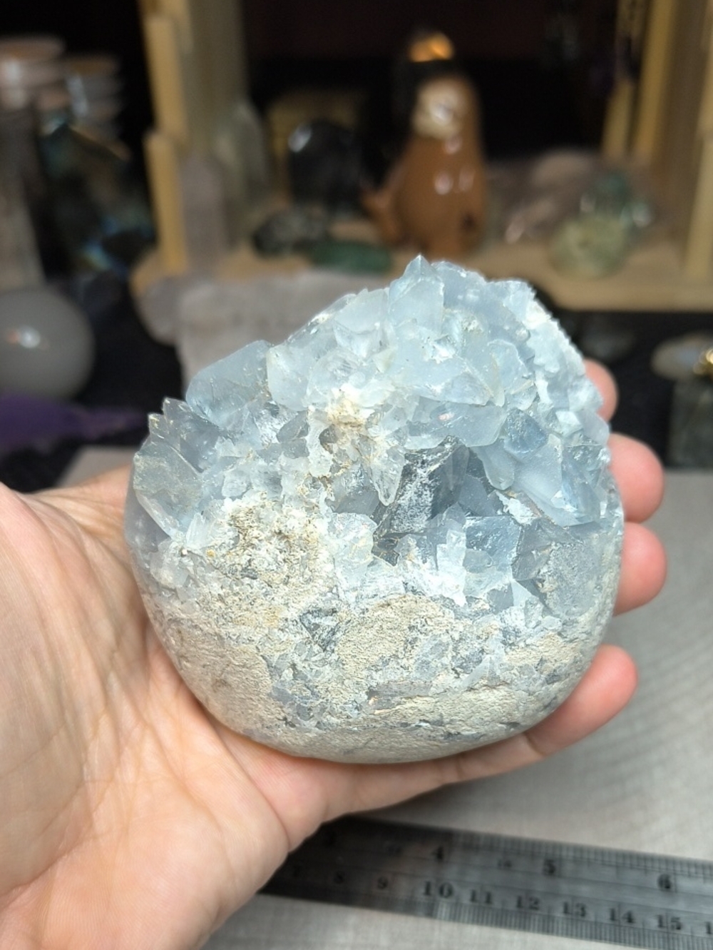 #15 Large Celestite Cluster Stone